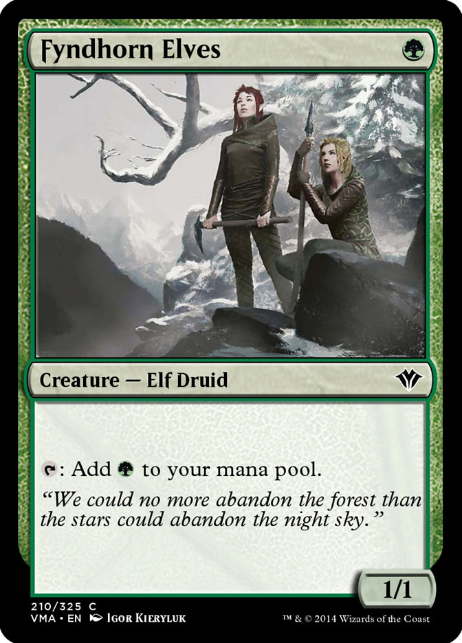 Card - Fyndhorn Elves